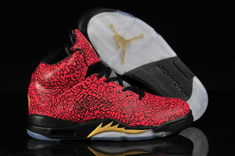 Air Jordan 5 Mens Shoes Red Online